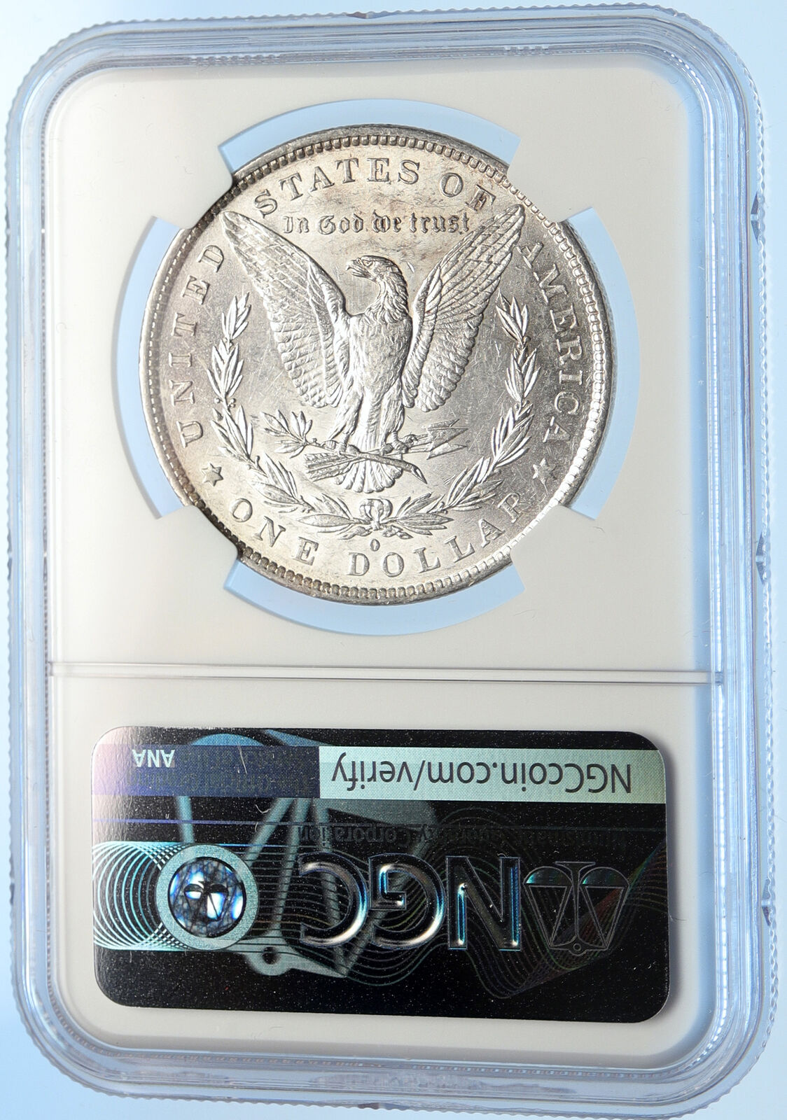 1882 O UNITED STATES of America EAGLE SILVER Morgan US Dollar Coin NGC i98379