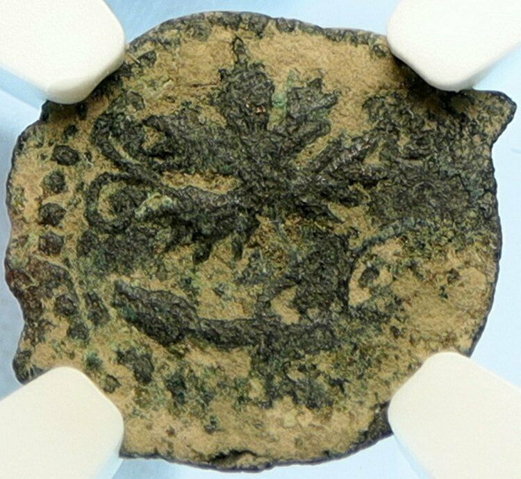 Authentic Ancient JEWISH WAR v ROMANS 68AD Yr3 JERUSALEM Coin AMPHORA NGC i97538