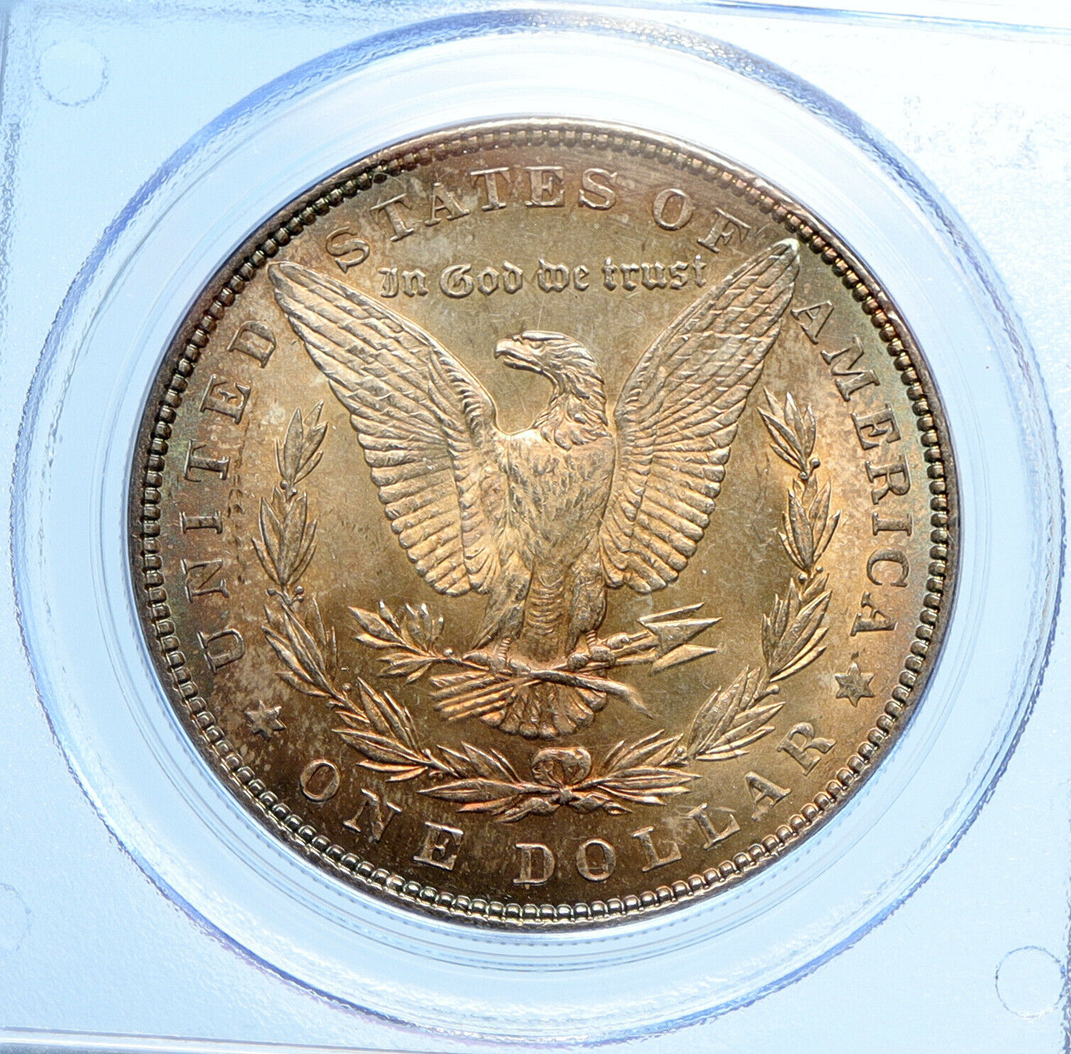 1886 P UNITED STATES of America SILVER Morgan US Dollar Coin EAGLE PCGS i97534