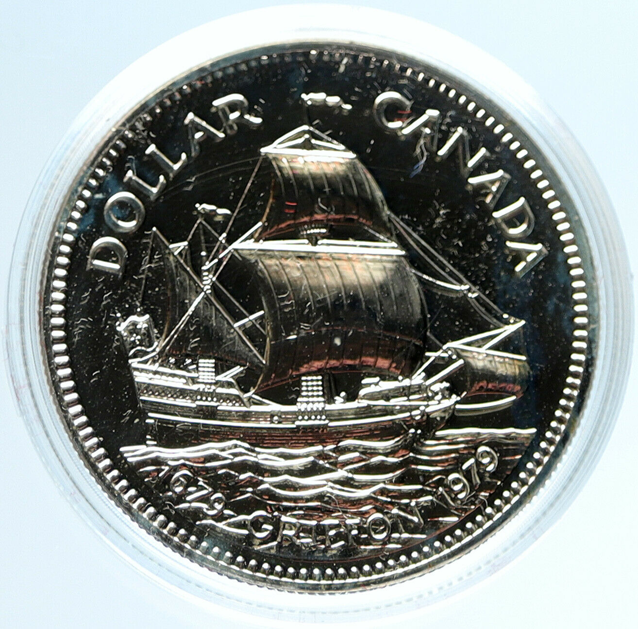 1979 CANADA Queen Elizabeth II Griffon Ship 300Y Proof-like Silver Coin i98822