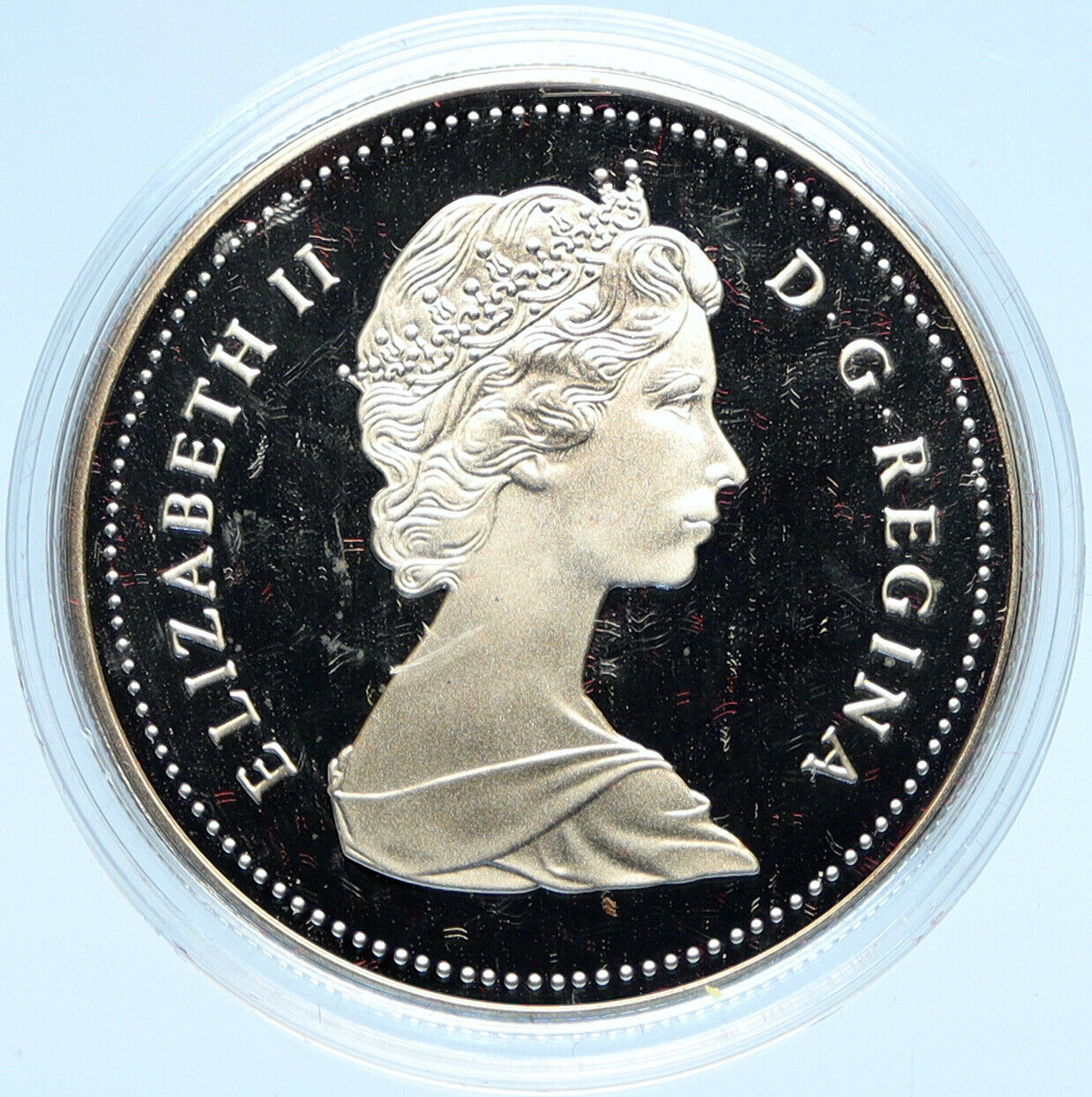 1988 CANADA UK ELIZABETH II Saint-Maurice Ironworks PROOF Silver $ Coin i98938