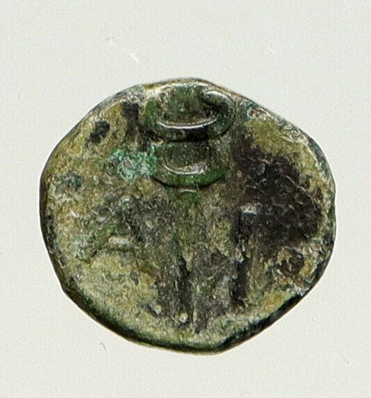 AINOS in THRACE 425BC Rare Authentic Ancient Greek Coin Hermes Caduceus i94068