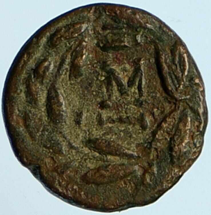 Sikyon Sikyonia 360BC Authentic Ancient ANTIQUE OLD Greek Coin with Dove i99518