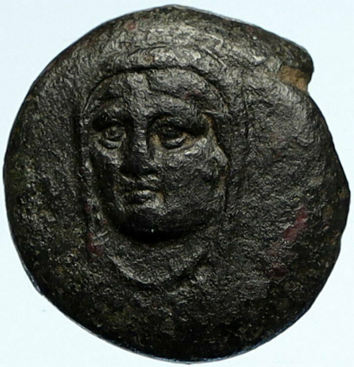 Perrhaiboi in Thessaly Authentic Ancient c.400 BC Greek Coin APOLLO NYMPH i99793