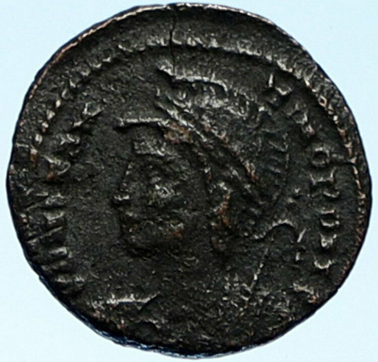 CONSTANTINE I the GREAT Founds Constantinople Original Ancient Roman Coin i99197