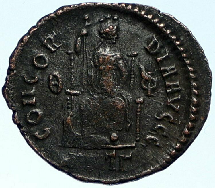 THEODOSIUS I the GREAT 379AD Antique Ancient Roman Coin Constantinopolis i99196