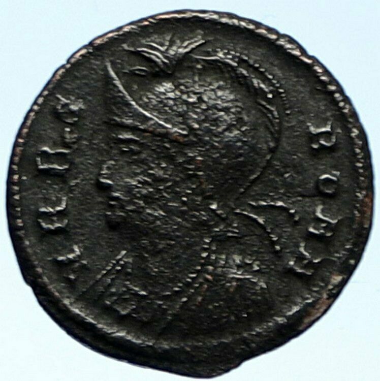 Constantine I the Great 330AD OLD Romulus Remus She-Wolf Rome Roman Coin i99198