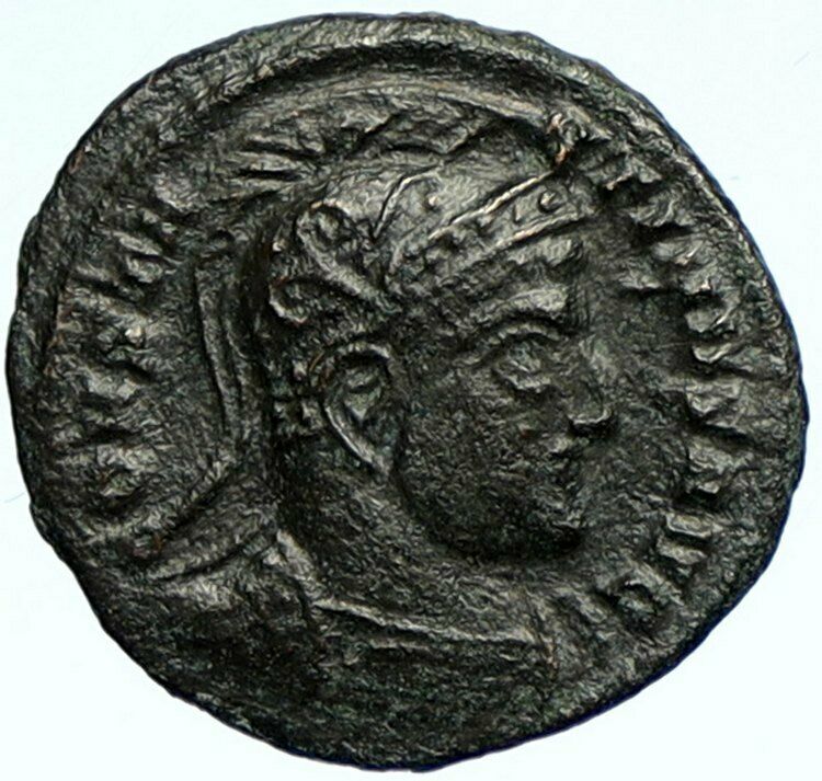 CONSTANTINE I the GREAT Authentic Ancient 320AD OLD Roman Coin w CAPTIVES i98594