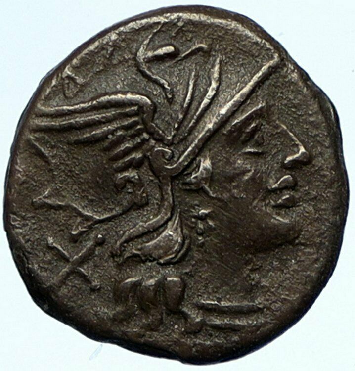 Roman Republic Ancient 150BC OLD Silver Roman Coin DIANA LUCIFERA Chariot i98597