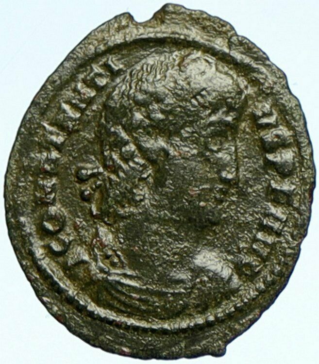 CONSTANTIUS II son of Constantine the Great Ancient Roman Coin Victory i98595