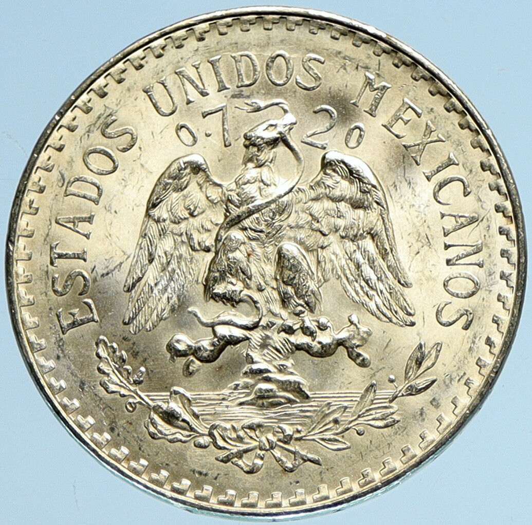 1933 Mo MEXICO Large Eagle Liberty Cap Mexican Antique Silver 1 Peso Coin i97955