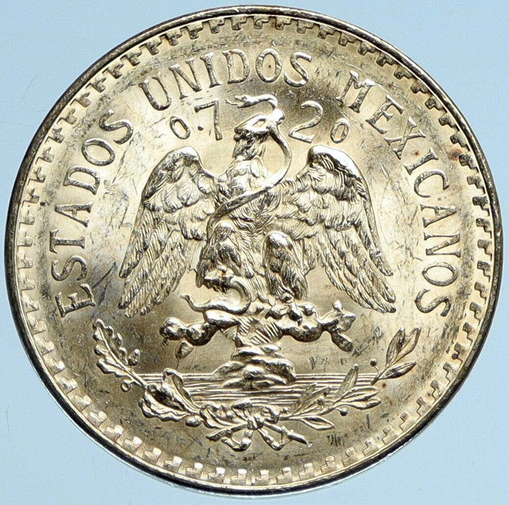 1938 Mo MEXICO Large Eagle Liberty Cap Mexican Antique Silver 1 Peso Coin i97957