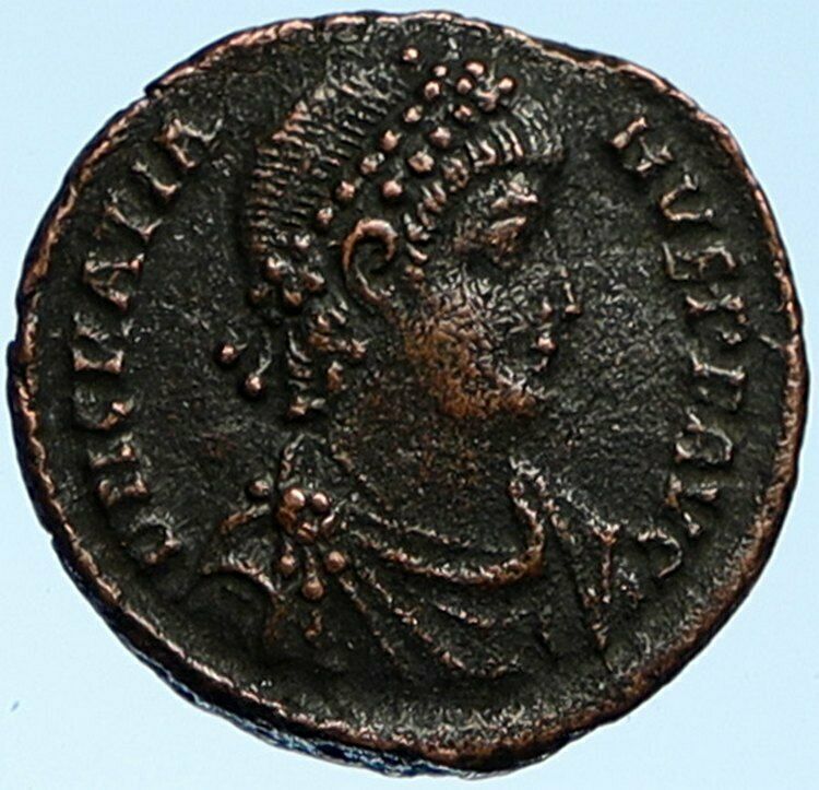 GRATIAN 378AD Constantinople Authentic Genuine ANCIENT Roman Coin ROMA i99104