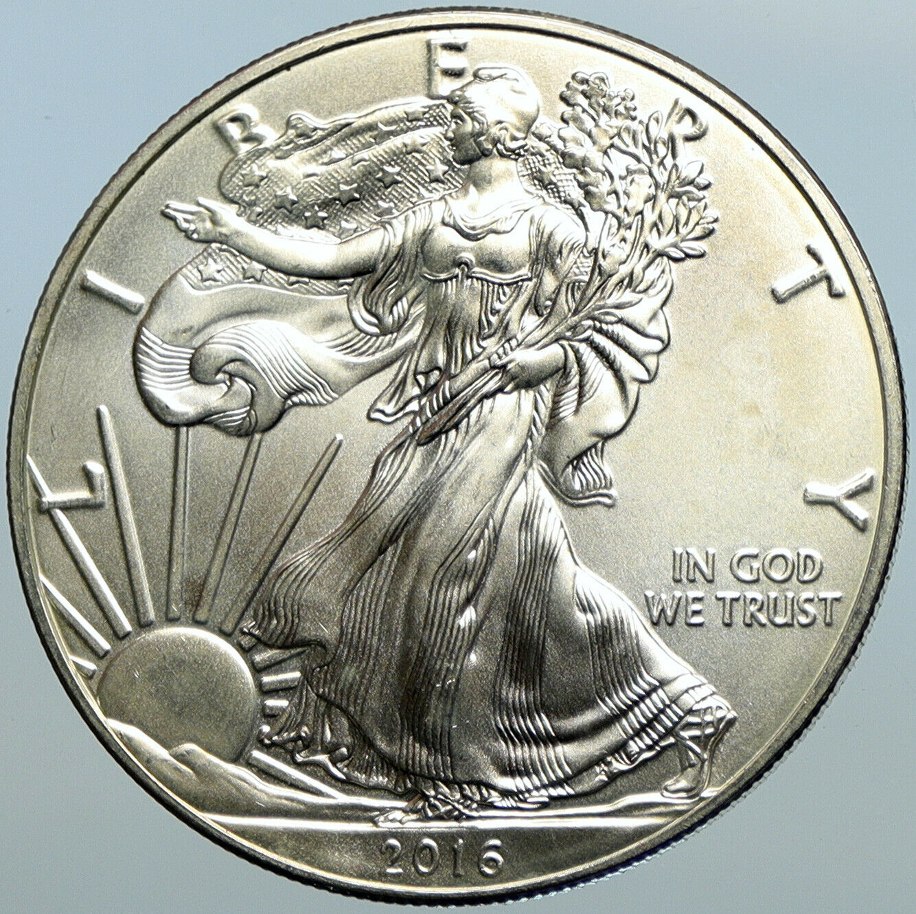 2015 UNITED STATES US Walking Liberty BALD EAGLE Silver Ounce Medal Coin i100737