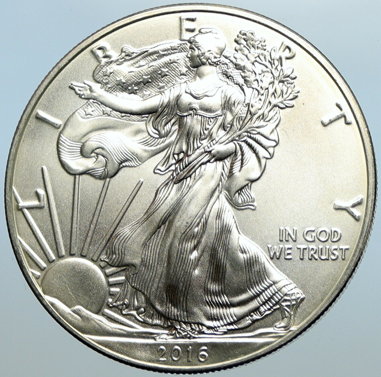 2016 UNITED STATES US Walking Liberty BALD EAGLE Silver Ounce Medal Coin i100700