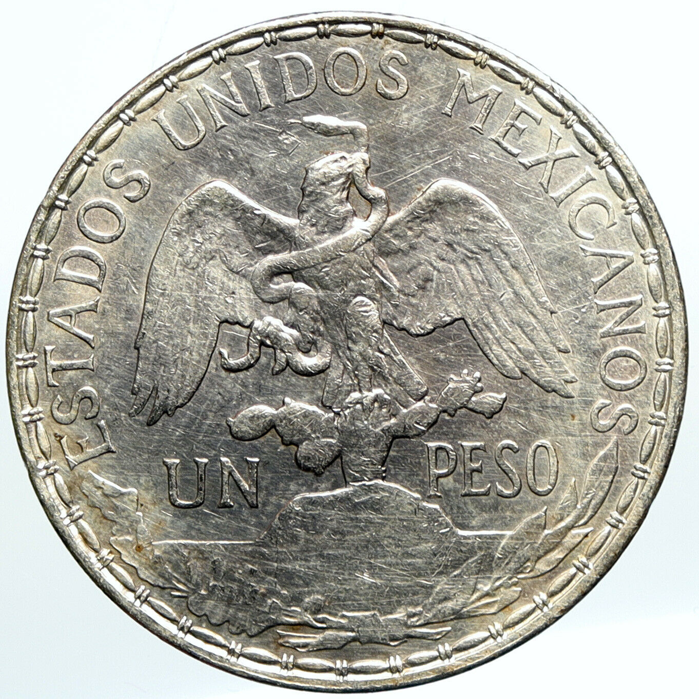 1910 MEXICO Cry for Independence 100 Year LIBERTY HORSE Silver Peso Coin i101109