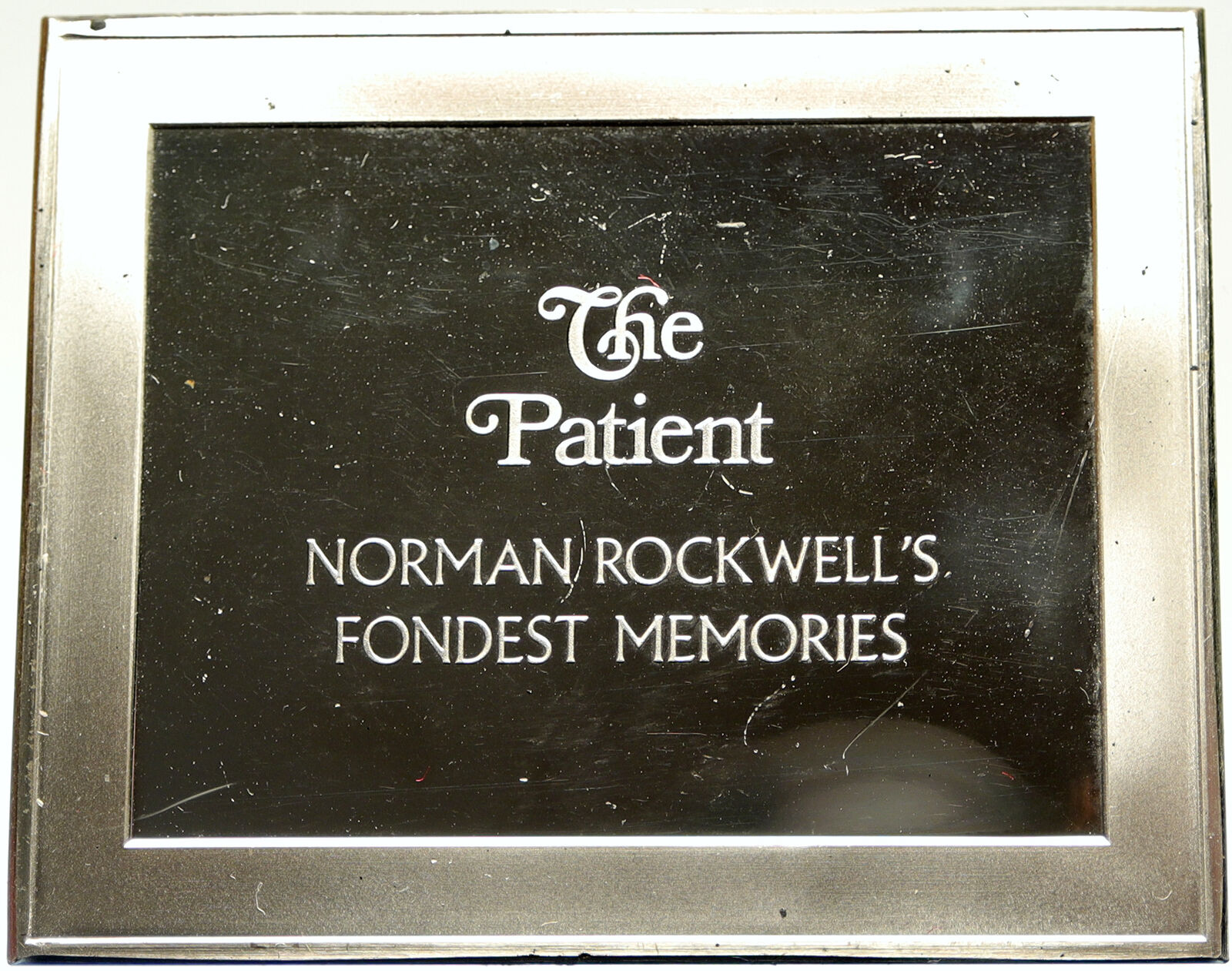 1973 USA US Franklin Mint NORMAN ROCKWELL Memories PF Silver Ingot Medal i104159