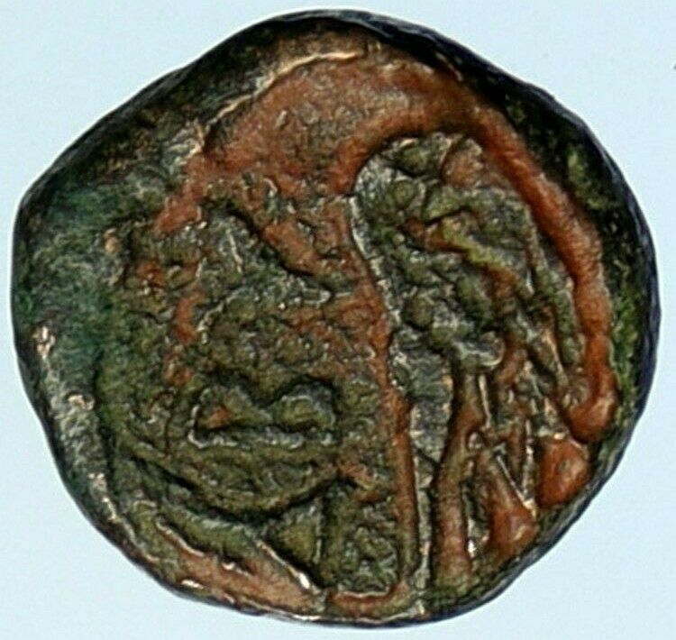 ABYDOS in TROAS 320BC Ancient Authentic OLD Greek Coin APOLLO Cult Eagle i100651