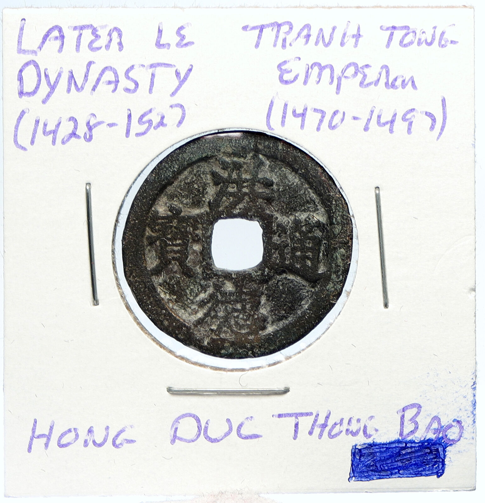 1460-97 VIETNAM Later Le Dynasty THANH TONG Hong Duc Thong Bao Cash Coin i100057