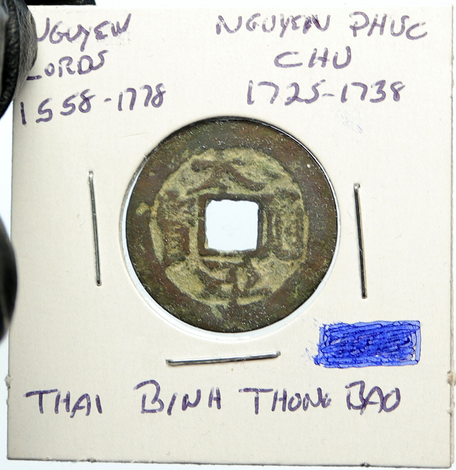 1691-1725 VIETNAM Nguyen Lords PHUC CHU Thai Binh Thong Bao Cash Coin i100085