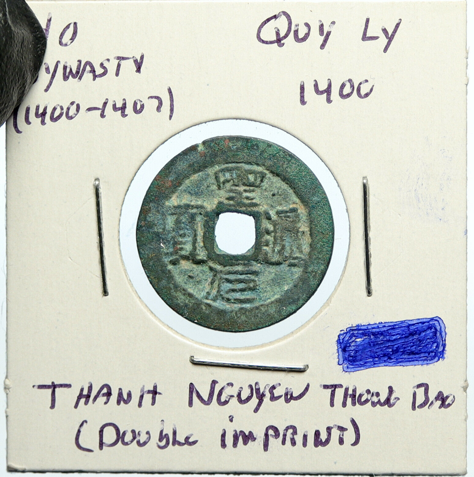 1400 VIETNAM Ho Dynasty EMPEROR QUY LY Thanh Nguyen Thong Bao Cash Coin i100115