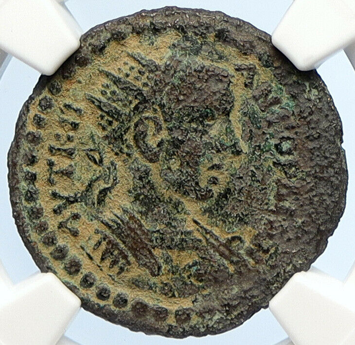 GORDIAN III 238AD Phrygia Acmonea GENUINE Ancient Roman Coin ATHENA NGC i105727