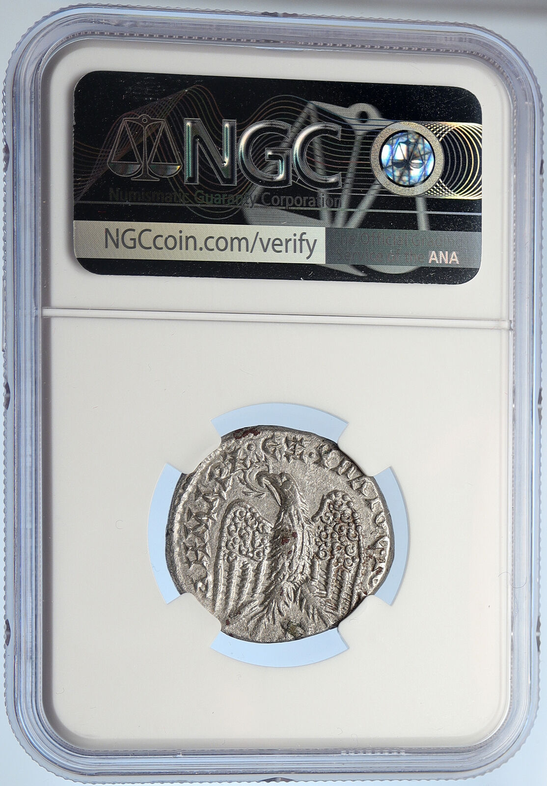 CARACALLA Authentic Ancient Antioch Tetradrachm OLD Roman Coin EAGLE NGC i105735