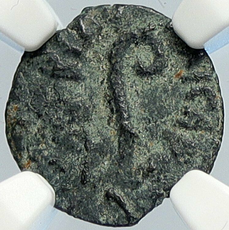 PONTIUS PILATE Tiberius Jerusalem JESUS CHRIST TRIAL Old Roman Coin NGC i105977