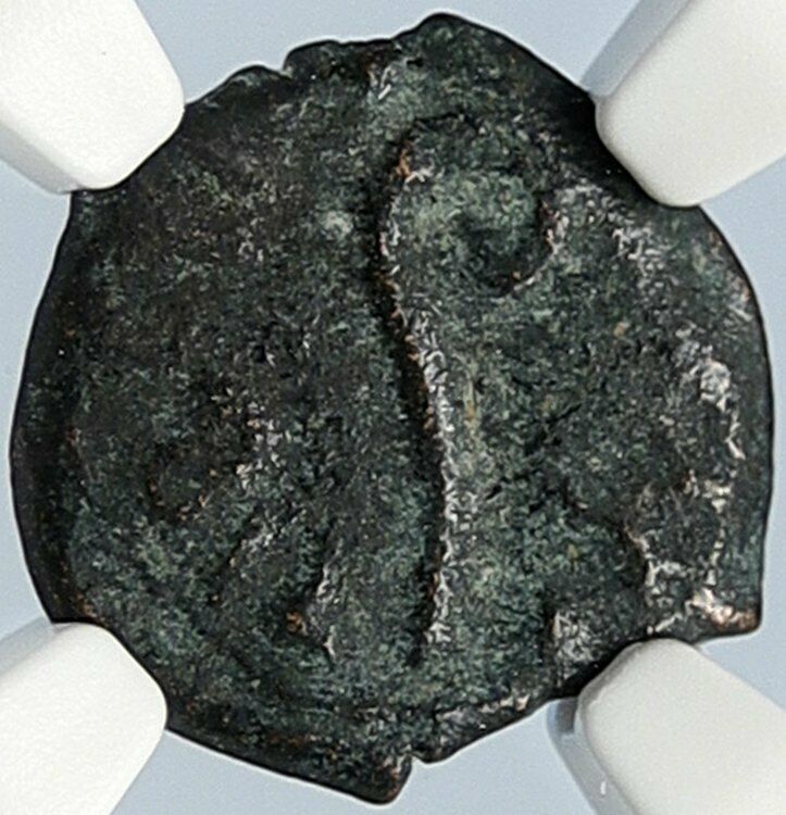 PONTIUS PILATE Tiberius Jerusalem JESUS CHRIST TRIAL Old Roman Coin NGC i105981