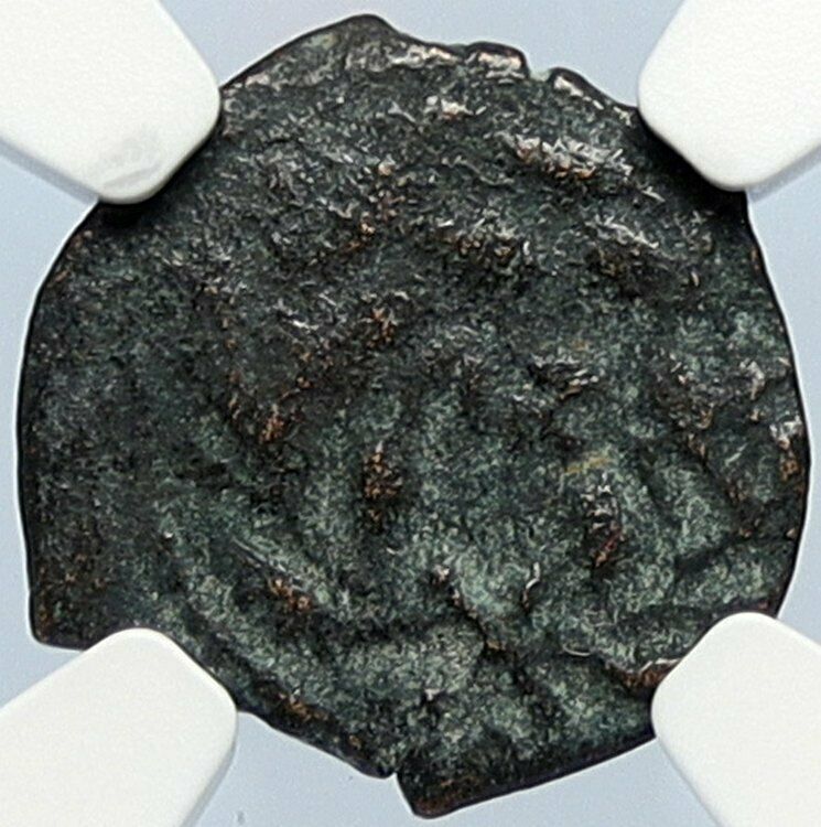 PONTIUS PILATE Tiberius Jerusalem JESUS CHRIST TRIAL Old Roman Coin NGC i105981