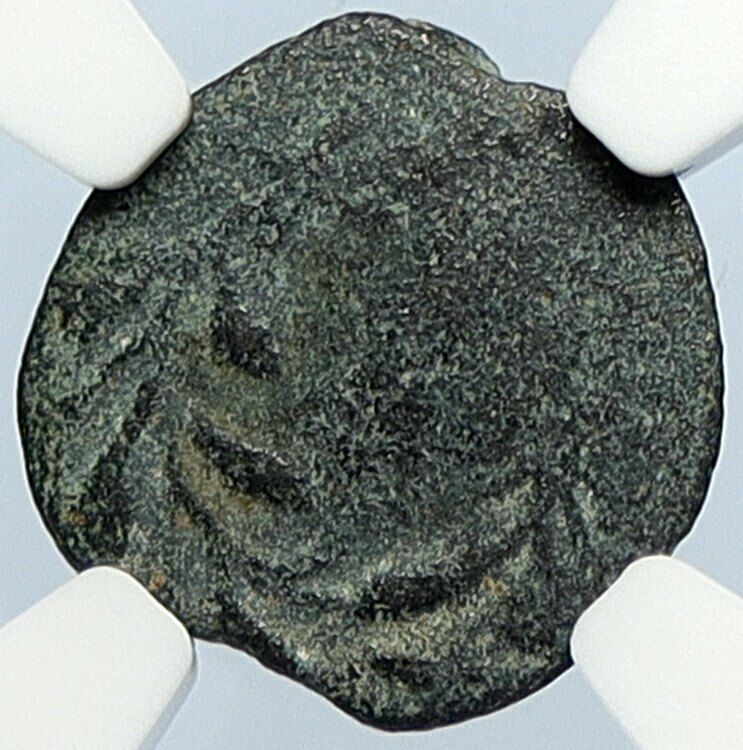 PONTIUS PILATE Tiberius Jerusalem JESUS CHRIST TRIAL Old Roman Coin NGC i105982