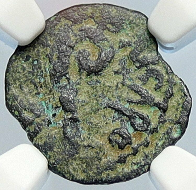 PONTIUS PILATE Tiberius Jerusalem JESUS CHRIST TRIAL Old Roman Coin NGC i105974