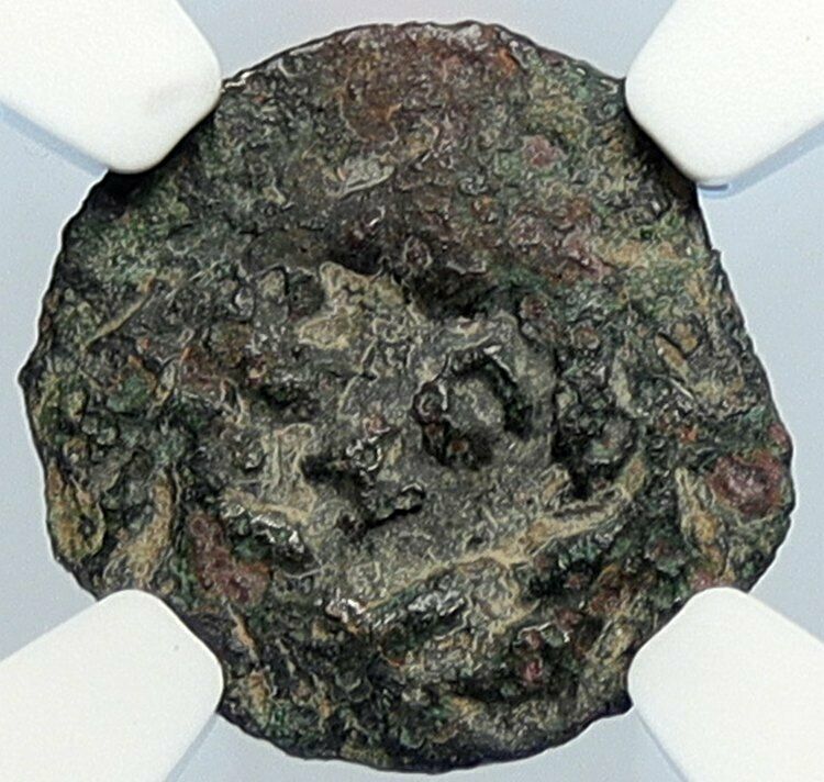 PONTIUS PILATE Tiberius Jerusalem JESUS CHRIST TRIAL Old Roman Coin NGC i105975