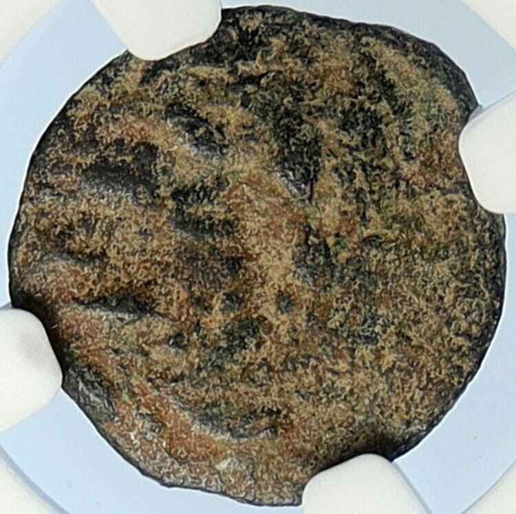 PONTIUS PILATE Tiberius Jerusalem JESUS CHRIST TRIAL Old Roman Coin NGC i106015