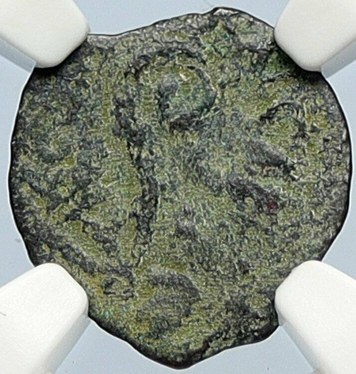 PONTIUS PILATE Tiberius Jerusalem JESUS CHRIST TRIAL Old Roman Coin NGC i105984