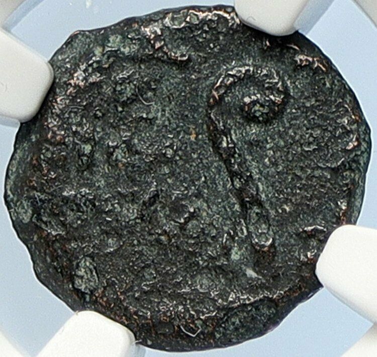 PONTIUS PILATE Tiberius Jerusalem JESUS CHRIST TRIAL Old Roman Coin NGC i105962