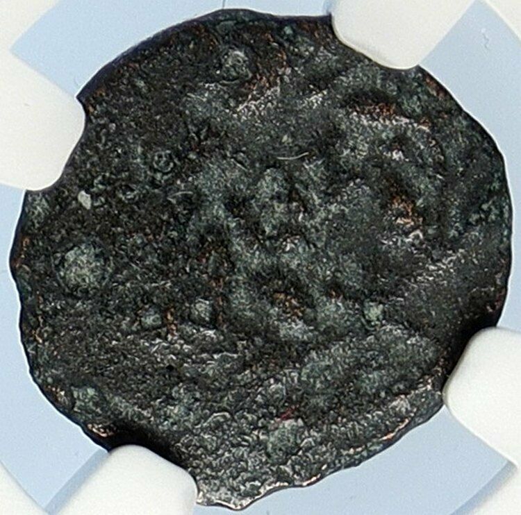 PONTIUS PILATE Tiberius Jerusalem JESUS CHRIST TRIAL Old Roman Coin NGC i105962