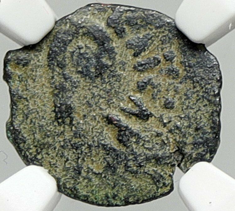 PONTIUS PILATE Tiberius Jerusalem JESUS CHRIST TRIAL Old Roman Coin NGC i106000