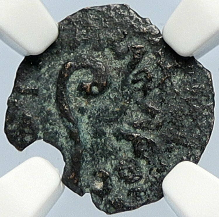 PONTIUS PILATE Tiberius Jerusalem JESUS CHRIST TRIAL Old Roman Coin NGC i105986