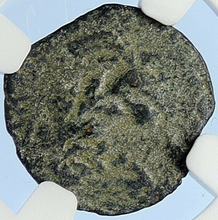 PONTIUS PILATE Tiberius Jerusalem JESUS CHRIST TRIAL Old Roman Coin NGC i106003