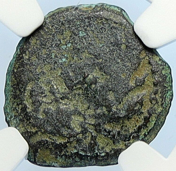 PONTIUS PILATE Tiberius Jerusalem JESUS CHRIST TRIAL Old Roman Coin NGC i106004