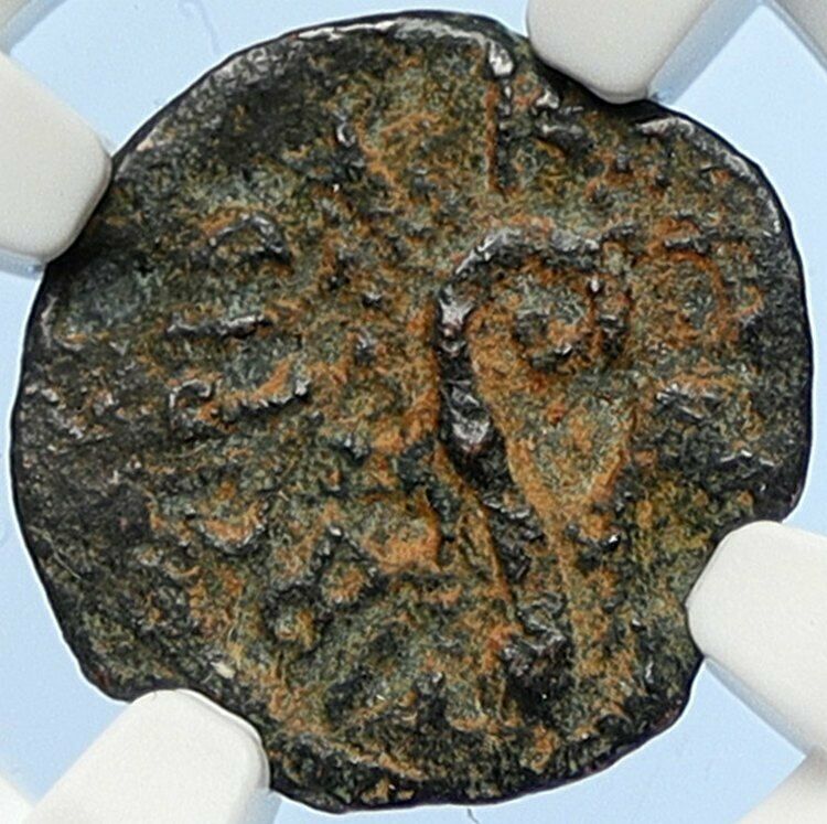 PONTIUS PILATE Tiberius Jerusalem JESUS CHRIST TRIAL Old Roman Coin NGC i106001