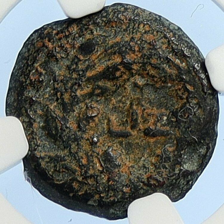 PONTIUS PILATE Tiberius Jerusalem JESUS CHRIST TRIAL Old Roman Coin NGC i106001