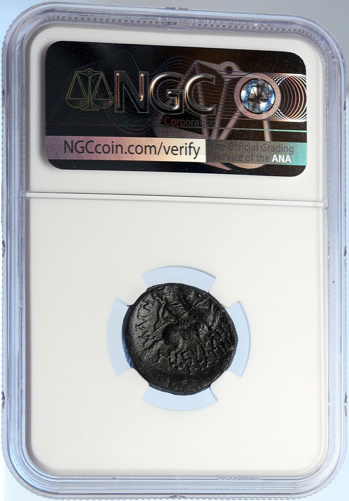 MAGNESIA, IONIA 200BC Authentic Ancient Greek HORESEMAN WARRIOR Coin NGC i106039