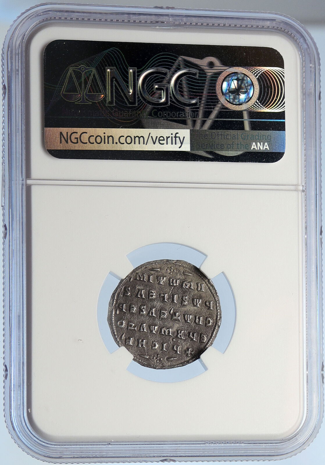 Nicephorus II Phocas Ancient 963AD Silver Miliaresion BYZANTINE Coin NGC i106045