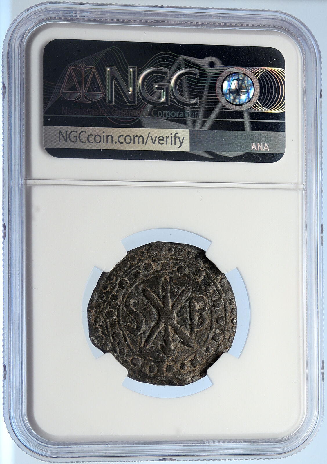 1557-78 INDIA PORTUGESE PORTUGAL King Sebastiao ANTIQUE Bastado Coin NGC i106055