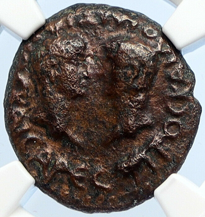 TITUS and DOMITIAN Laodicea Combusta Authentic Ancient Roman Coin NGC i106051