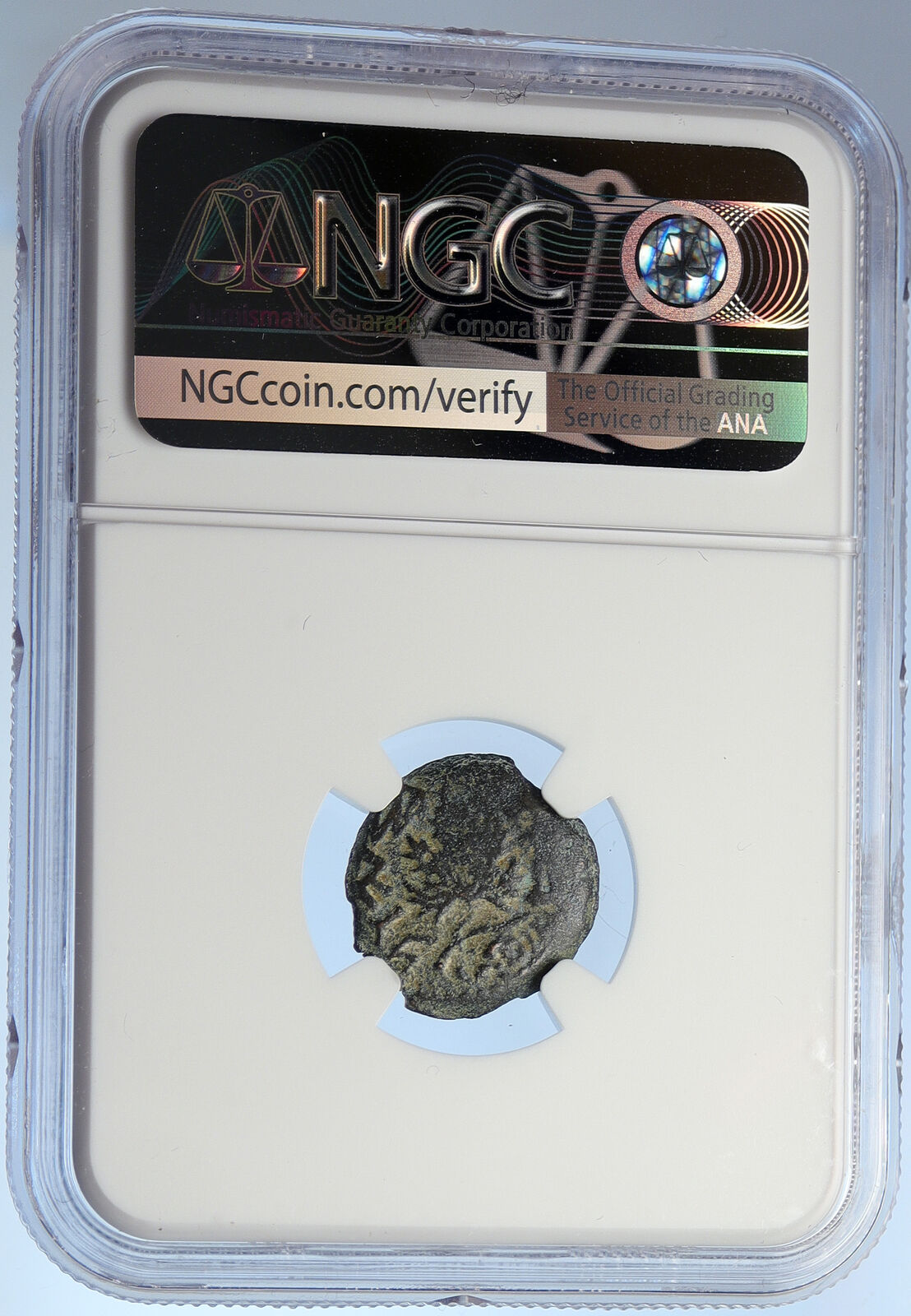 Authentic Ancient JEWISH WAR v ROMANS 67AD Historical JERUSALEM Coin NGC i106091