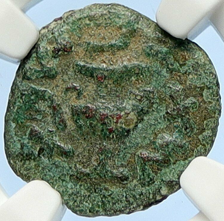 Authentic Ancient JEWISH WAR v ROMANS 67AD Historical JERUSALEM Coin NGC i106072