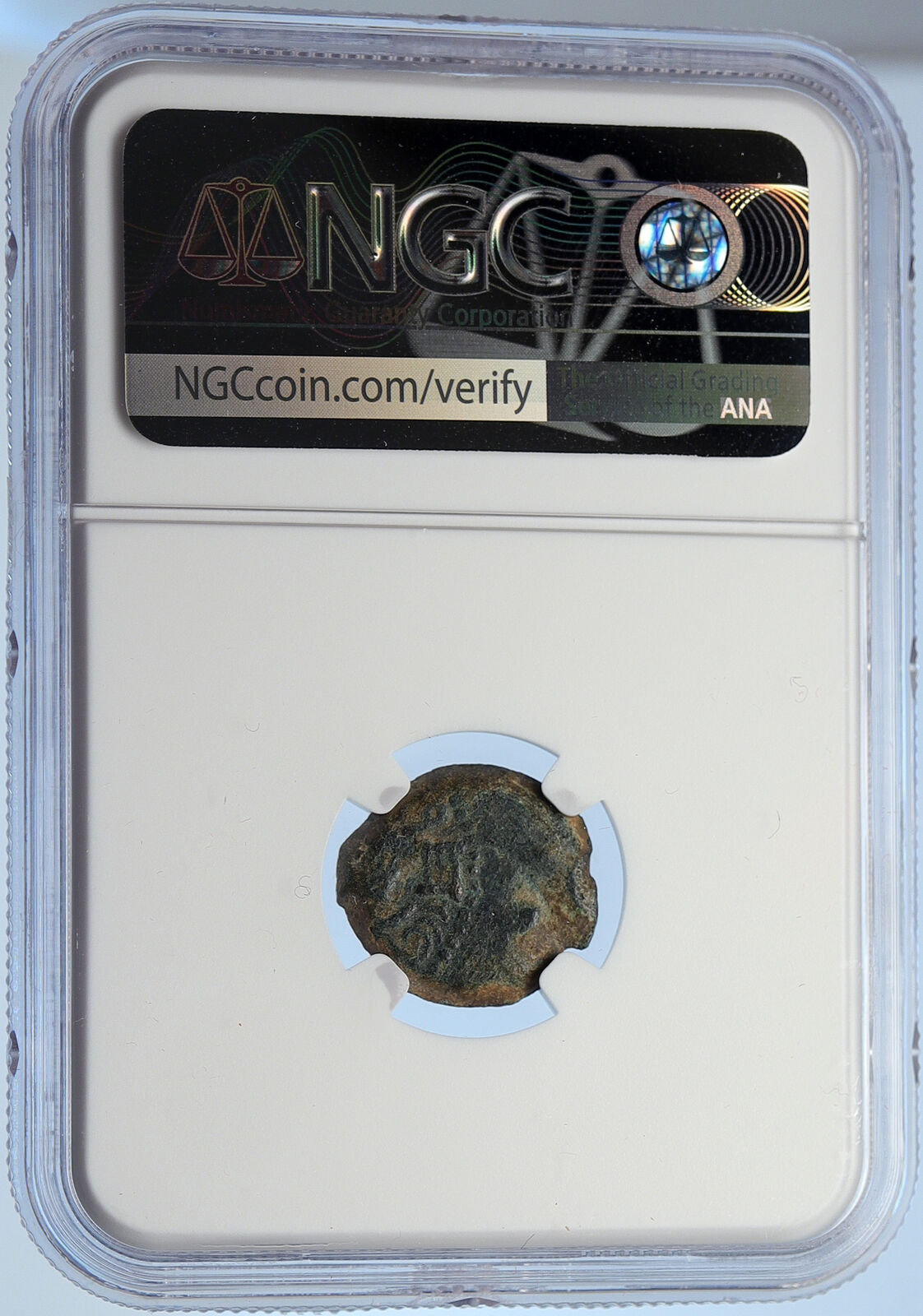 Authentic Ancient JEWISH WAR v ROMANS 67AD Historical JERUSALEM Coin NGC i106067